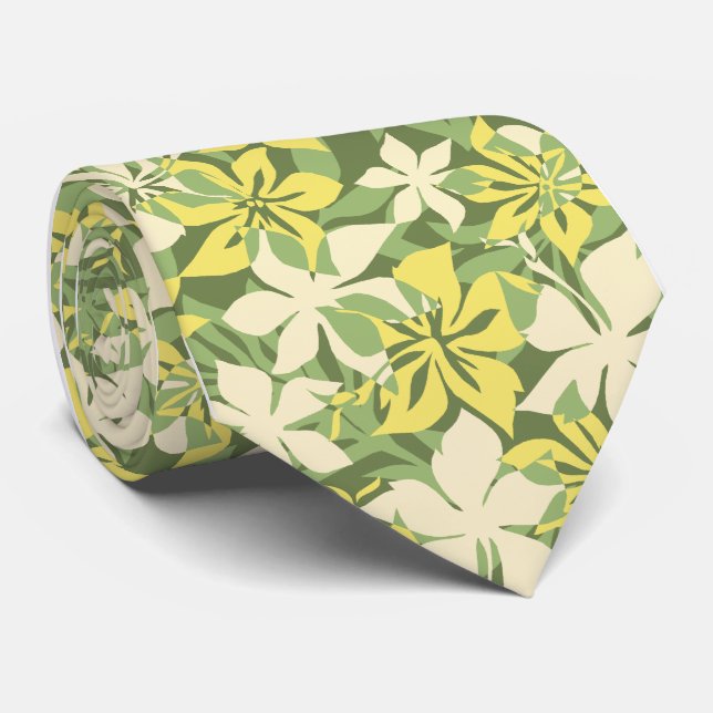 Cravate Neckties de Kaanapali Camo Hawaiian (Roulé)