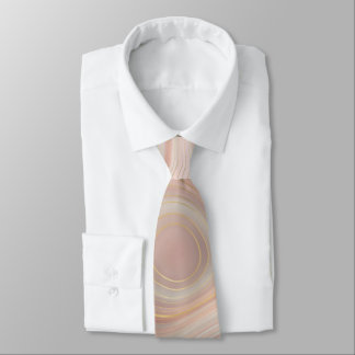 Cravate Neckties Tan & Pink Marble Men