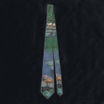 Cravate Nénuphars de Claude Monet, Fleurs Vintages<br><div class="desc">Nénuphar (1916) par Claude Monet. Water Lilies est un impressionisme vintage de peinture florale d'art. Jardin fleuri de la saison de printemps de Monet à Giverny, France. Ce paysage est l'une des nombreuses variations de peintures de nénuphars que Monet peint par son étang. À propos de l'artiste : Claude Monet...</div>