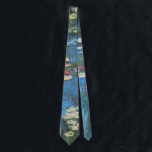 Cravate Nénuphars de Claude Monet, Impressionnisme Vintage<br><div class="desc">Maintenant disponible ! Cravates imprimés recto verso ! Deux fois plus gentil ! Nénuphar (1914) de Claude Monet est une peinture de nature impressionniste vintage. Une des nombreuses variations de peintures florales de nénuphars que Monet peint par l'étang dans son jardin fleuri à Giverny, France. À propos de l'artiste :...</div>