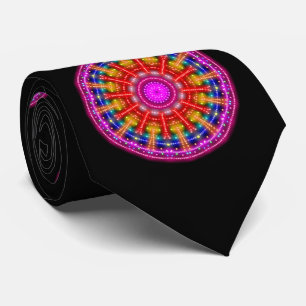 Cravate Neon Medallion
