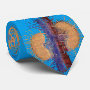 Cravate néphrologiste Unique Artsy Rein Design #12