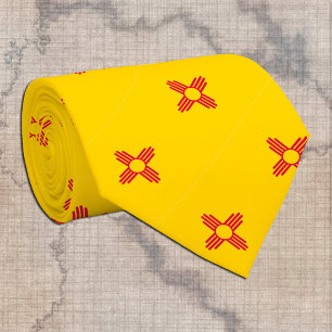 Cravate New Mexico Ties, fashion USA, Mexico Flag business