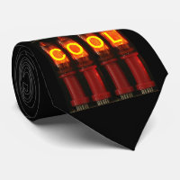 Cravate Nixie Tubes personnalisable