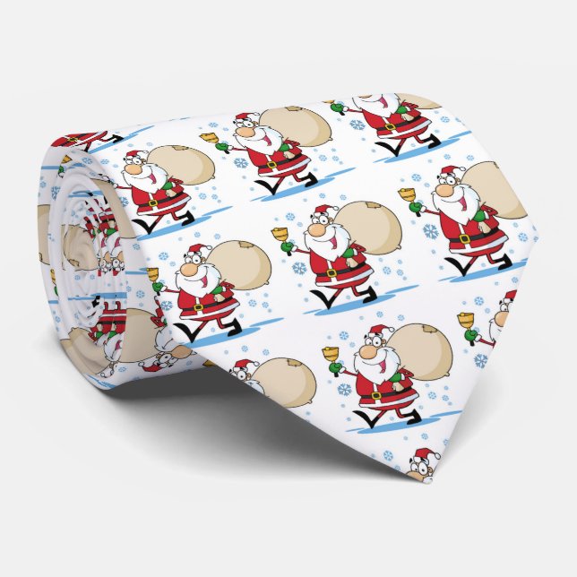 Cravate Noël Cravate/Père Noël (Roulé)