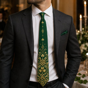 Cravate Nœud Celtique de la Trinité de Mariage Irlandais e