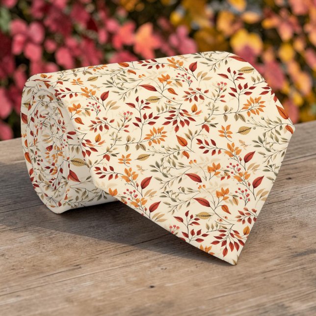 Cravate Nœud papillon aux feuilles d'automne saisonnières (Créateur téléchargé)
