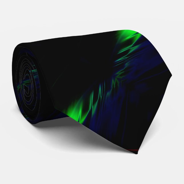 Cravate Nœud papillon noir moderne avec des traînées de pe (Roulé)