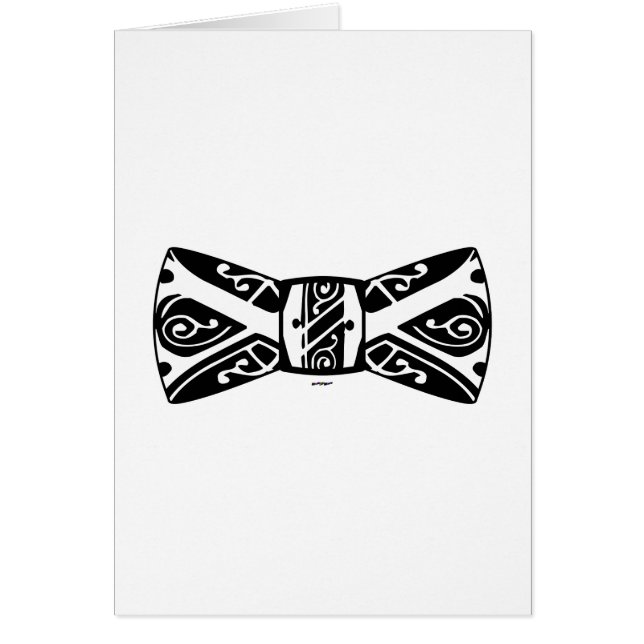 Cravate noir et blanc (Devant)