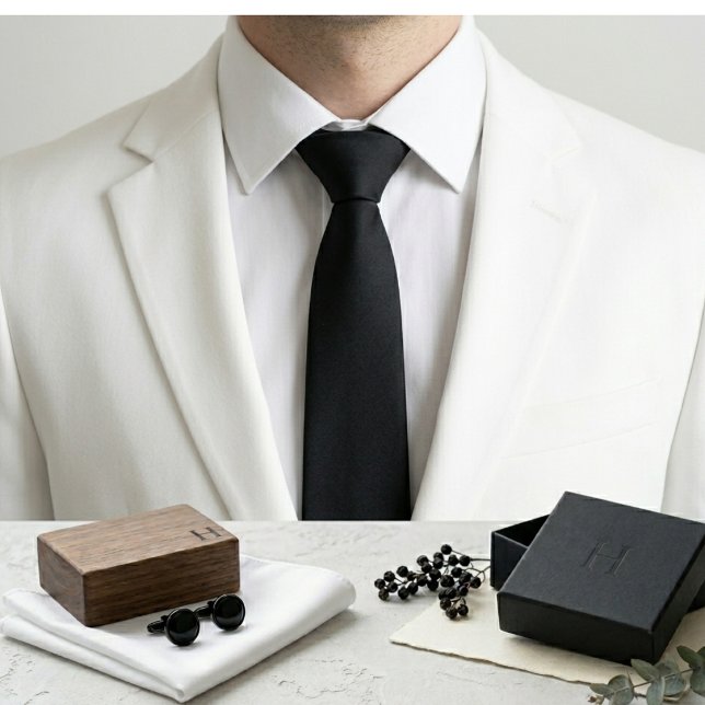 Cravate Noir pur (Créateur téléchargé)