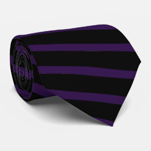 CRAVATE NOIR -PURPLE STRIPE —COULEUR ARRIÈRE - PLAN CHANGE