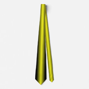 Cravate noire et jaune