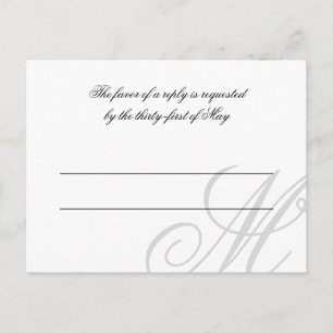 Cravate noire   Noir Blanc   Carte postale RSVP
