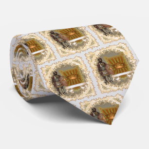 Cravate Nom de famille du bouclier de crête