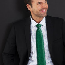 Nom personnalisé vert Quote de monogramme