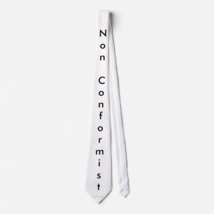 Cravate non conformiste