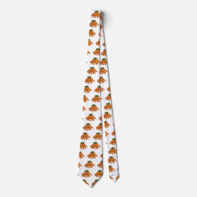 Cravate Nourriture vintage, Bund de carottes biologiques L (Devant)