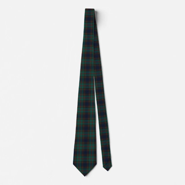 Cravate Nouveau-Zélande Tartan Plaid Motif (Devant)