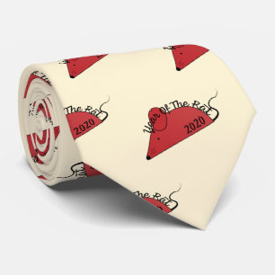 Cravate Nouvel An chinois 2020 Année du Rat