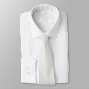 Cravate Nuage Blanc Doux Et Flou Couleur Unie De L'Année  