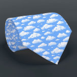 Cravate Nuages<br><div class="desc">Nuages blancs gonflés sur le ciel bleu</div>