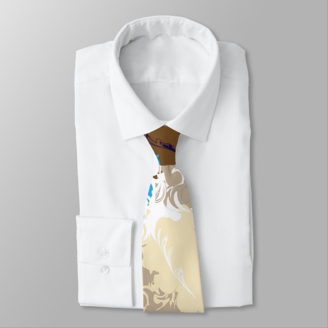 Cravate Nuages Dans Mon Café (Attaché)