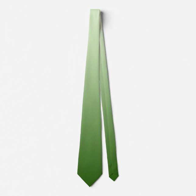 Cravate Nuances de vert  (Devant)