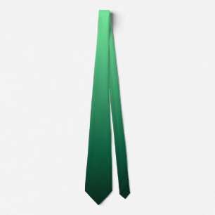Cravate Nuances de vert émeraude 