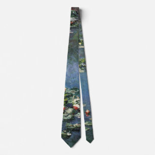 Cravate Nymphéas par Claude Monet, Fleurs Vintage