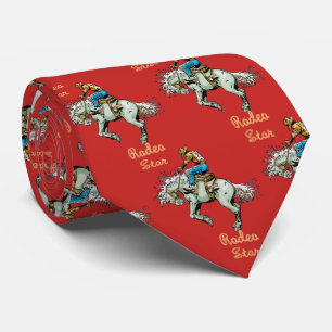 Cravate occidentale de cavalier de Bronc de cowboy