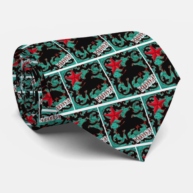 Cravate occidentale de cavalier de Bronc de cowboy (Roulé)