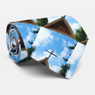 Cravate Old Country Church, Vintage Wood Siding,