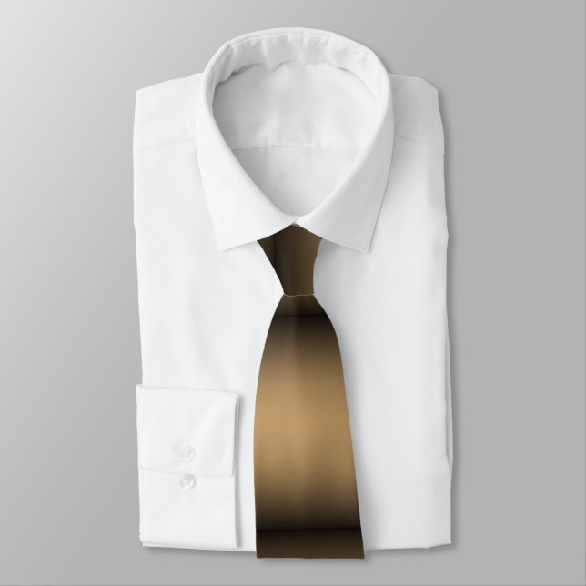 Cravate Ombre d'or noir (Attaché)