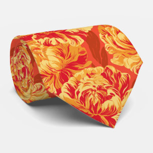 Cravate Oncle Fleur de Pivoines Mariage 