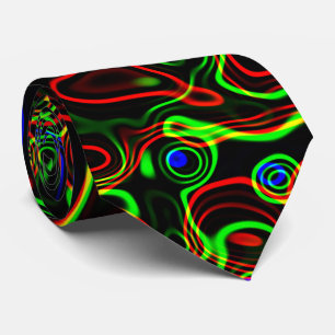 Cravate Options de l'article 1&2 de Neon Abstrait