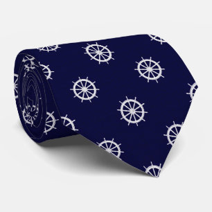 Cravate Opus Posh Nautical Ship Helm Personnalisé