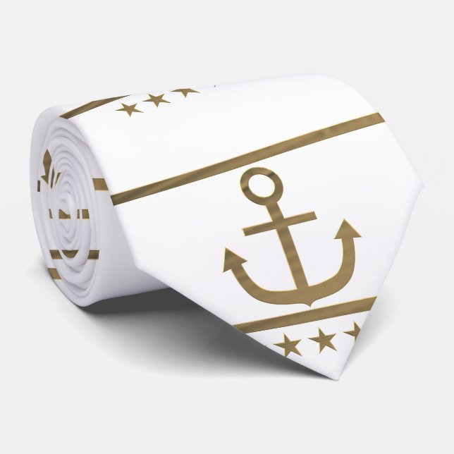 Cravate or anchor on white backgroor (Roulé)