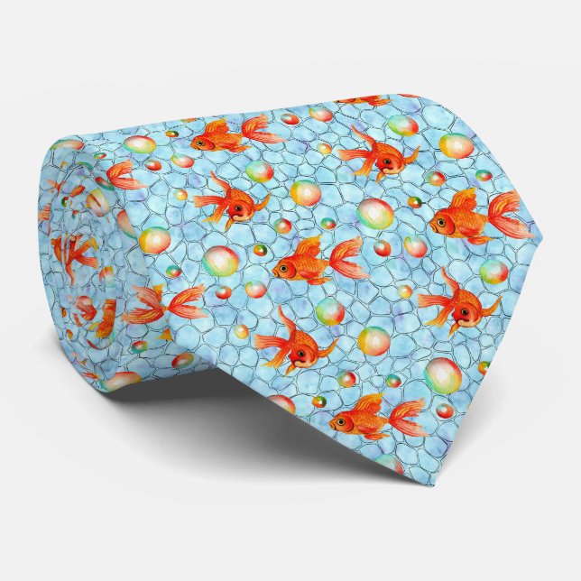 Cravate or fishes and soap bubbbbles (Roulé)