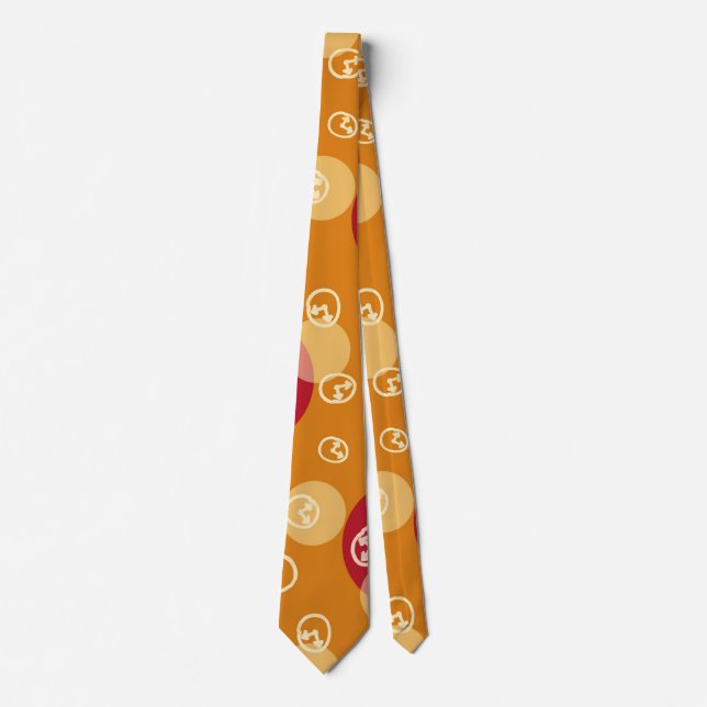 Cravate Orange  (Devant)