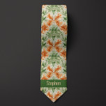 Cravate Orange Abstraite brûlée et vert mousse<br><div class="desc">Élevez votre tenue mariage avec notre Cravate botanique Abstrait Burnt Orange et Moss Green. Le mélange d'orange brûlée et de vert mousse,  avec le motif botanique,  apporte une touche de sophistication.</div>