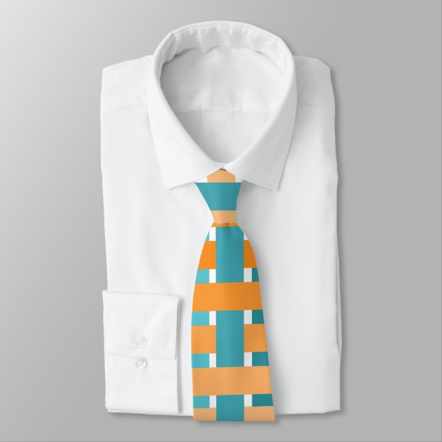 Cravate Orange plaqué dégradé (Attaché)
