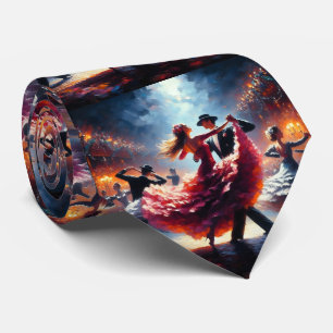 Cravate Orchestre de musique de danse pour couples de dans