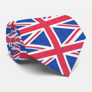 Cravate Original cross-stitch design Union Jack