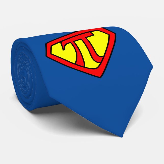 Cravate Original Pi HERO SYMBOL pour la Fête des pères des (Roulé)