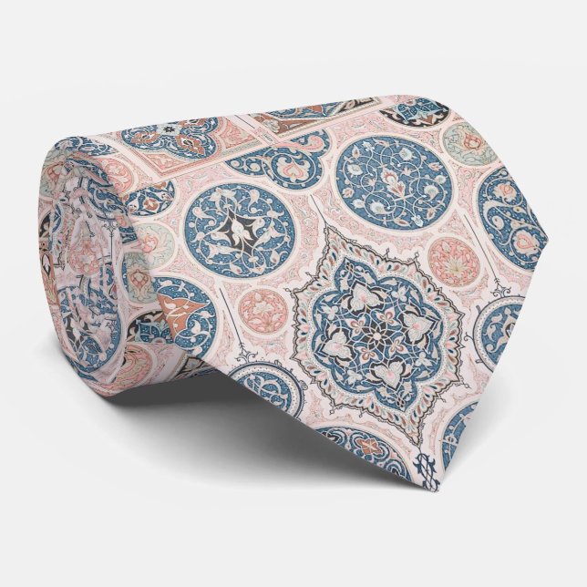 Cravate Ornement marocain vintage (Roulé)