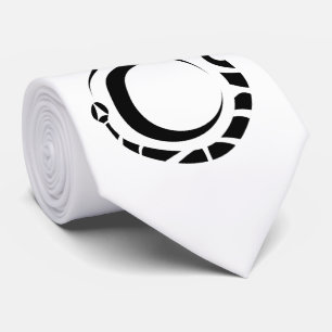 Cravate ouroboros et lune