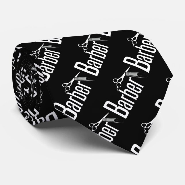 Cravate Outils d'atelier de coiffure (Roulé)