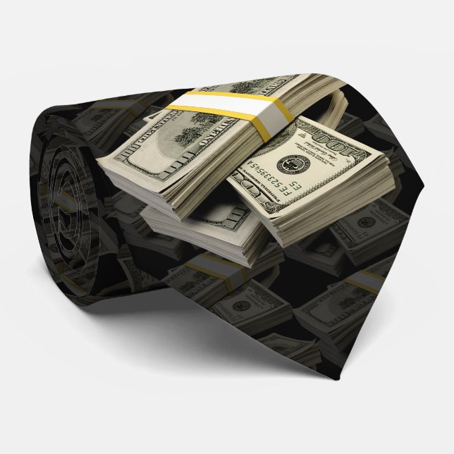 Cravate Packages avec 100 dollars (Roulé)