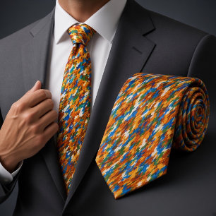 Cravate Paillettes multicolores pour une élégance festive