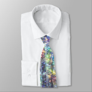 Cravate Paillettes scintillantes holographiques